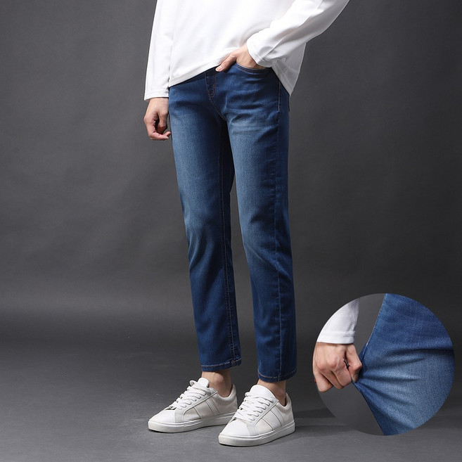 후앙스 히든 매직밴딩 스판 워싱 일자 청바지 SPCP-383