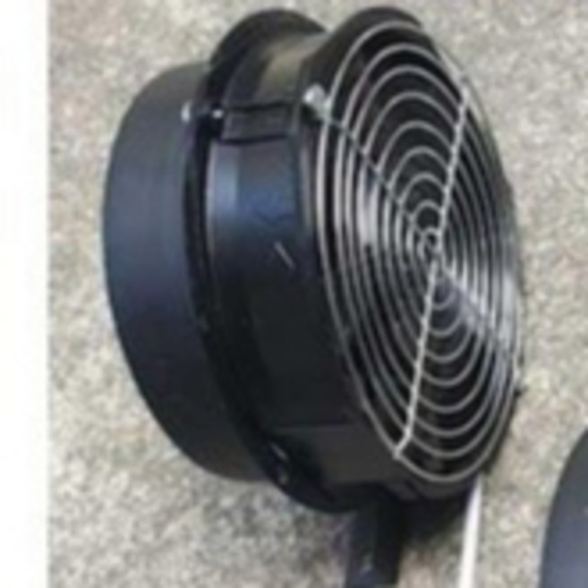 NMB MINEBEA AC軸流風扇 抽風機通風管道中繼專用, 電容式6吋1邊圓嘴/1邊接風管,不裝調速-留線頭. (全速運轉)