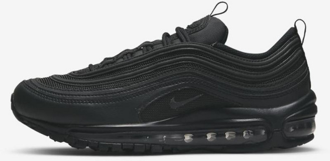 나이키 에어맥스 97 러닝화 블랙(증정품 수납백), 265, DH8016-002(증정품 수납백)