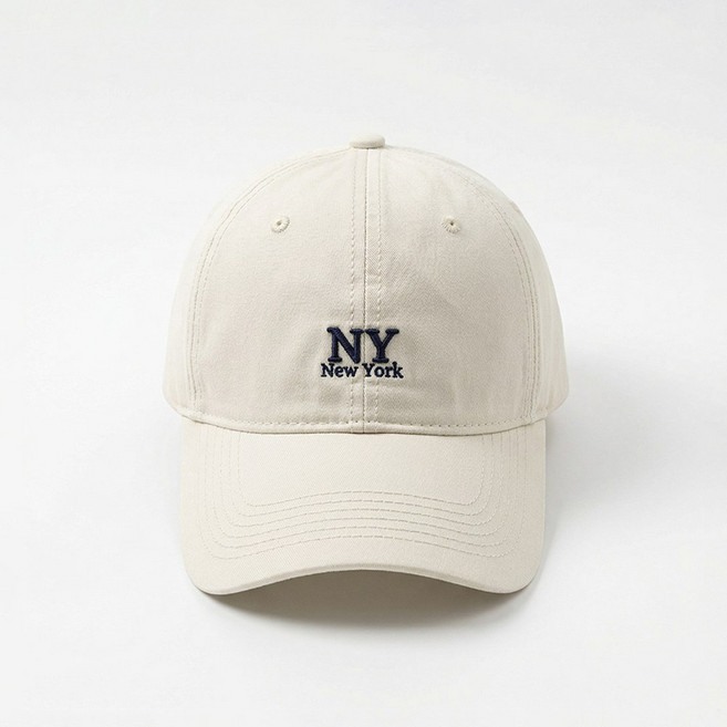 VITALO NY 데일리 볼캡 남녀공용 자수 코튼 캡모자 봄 여름 캐주얼 모자