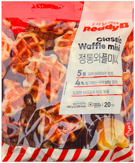 삼립 정통와플 미니, 600g, 5개