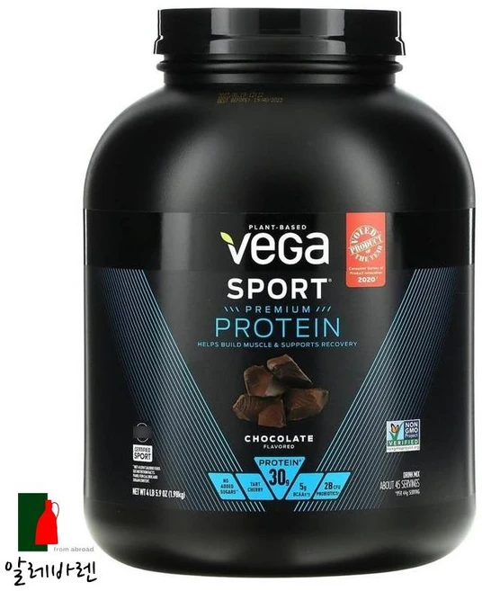 베가 스포츠 프리미엄 식물성 단백질 프로틴 초코맛 1.98kg 분지사슬아미노산 BCAA, 1개 - 쿠팡