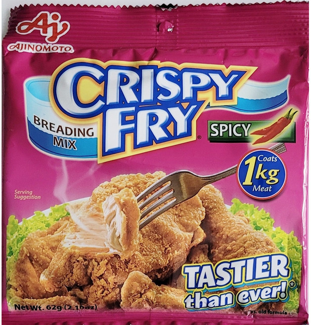 필리핀 튀김가루 / 치킨가루 / CRISPY FRY (ORIGINAL / GARLIC / SPIC), 매운맛(SPICY), 1개