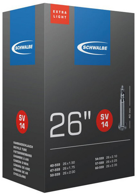 슈발베 SV14 경량 자전거 26인치 튜브 (프레스타), 1개