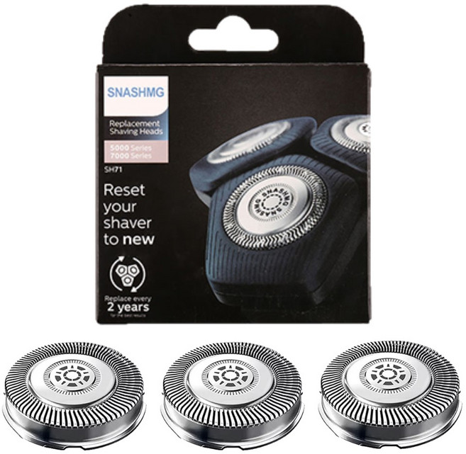 필립스 전기면도기날 SkinIQ S7000 S5000 면도기날 호환용 sh71
