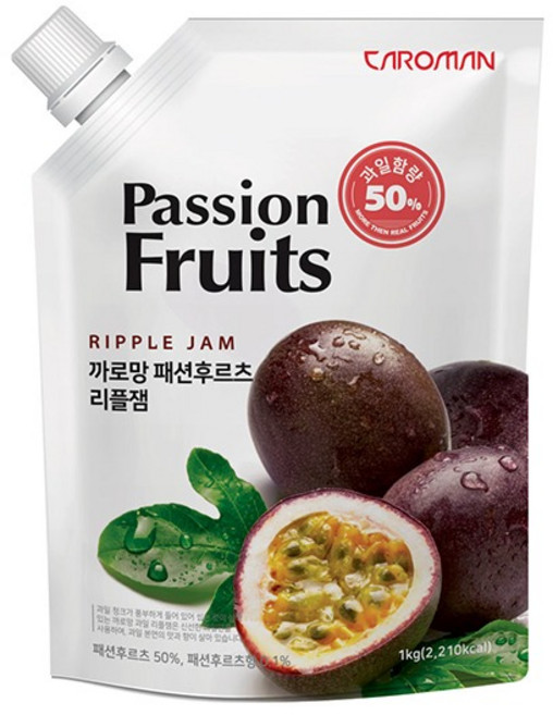 까로망 패션후르츠 리플잼 1kg, 1개