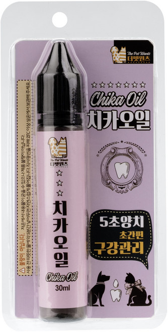 더펫원츠 치석관리 치카오일 30ml [강아지고양이 겸용], 1개