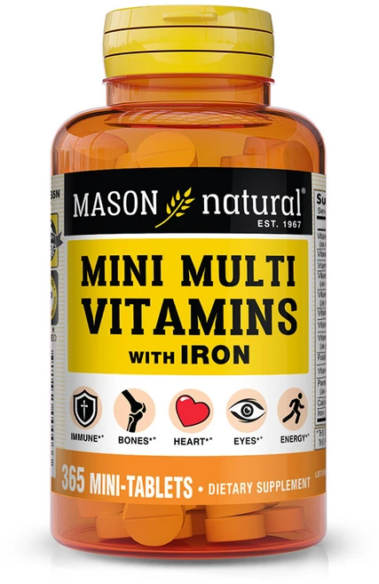 매이슨네츄럴스 데일리 멀티플 비타민 철분 포함 타블렛 글루텐 프리, 365정, 1개 - 쿠팡