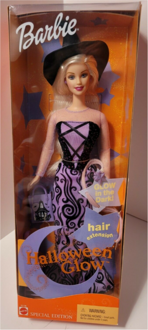 바비 빈티지 2002 할로윈 글로우 스페셜 야광 바비인형