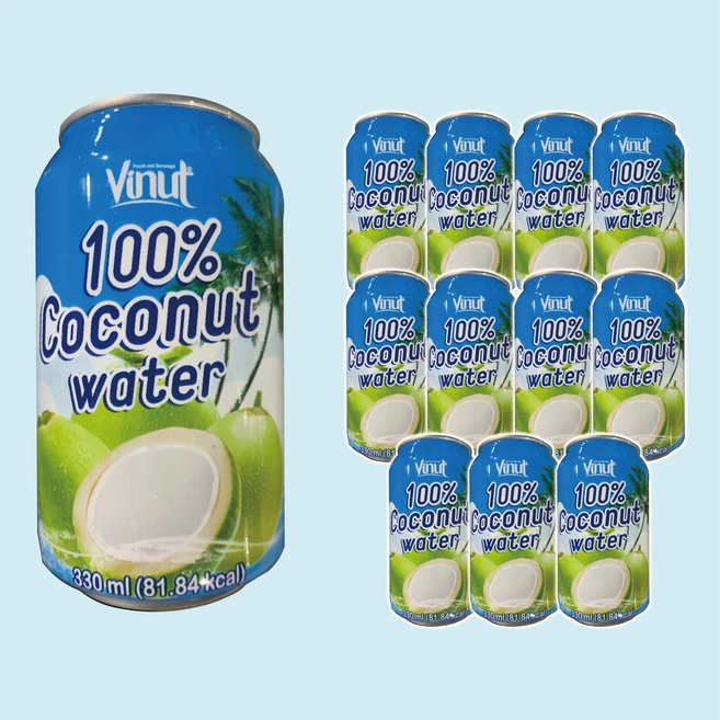 코코넛워터 100프로 순수코코넛음료 허니박스, 12개, 330ml - 쿠팡