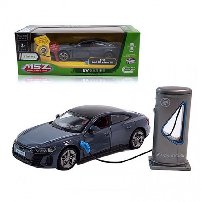 MSZ 아우디 RS e-tron GT (Ev) SOUND and LIGHT 1개 미니카 장난감 완구 선물 피규어 키덜트 조카 선물, 상세페이지 참조