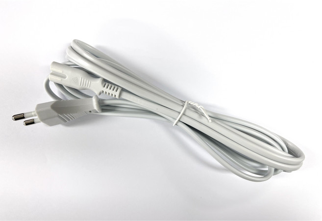 무빙큐빅스 전용 전원연장케이블 8자케이블 2구 전원케이블 화이트 블랙, 5m, 1개