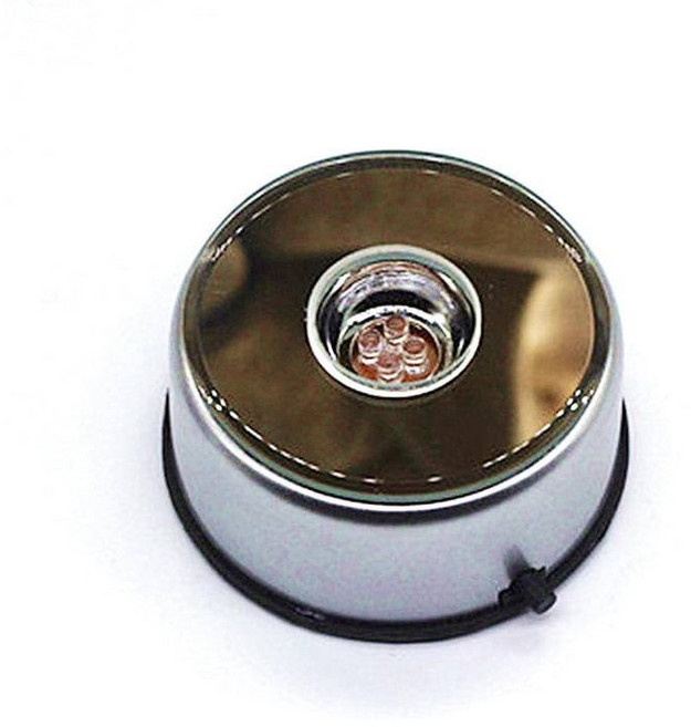 LED燈光旋轉底座 360度旋轉展示架 居家裝飾擺件, 球形燈座, 1個