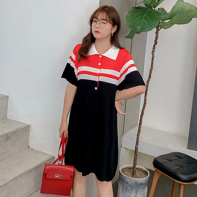 영애씨옷장 7566-폴로 니트 원피스