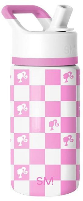 Simple Modern 아동용 서밋 빨대 뚜껑이 있는 물병 | 디즈니 토이 스토리 532.3ml(18온스) 스테인리스 스틸 컵 단열 텀블러 남아 학교용 | 버즈와 우디 어드, Mattel: Barbie Checkmate