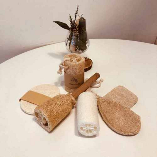 TOLIVING 투리빙 친환경 루파수세미 루파 텀블러 세척솔, 1개, 열매그대로