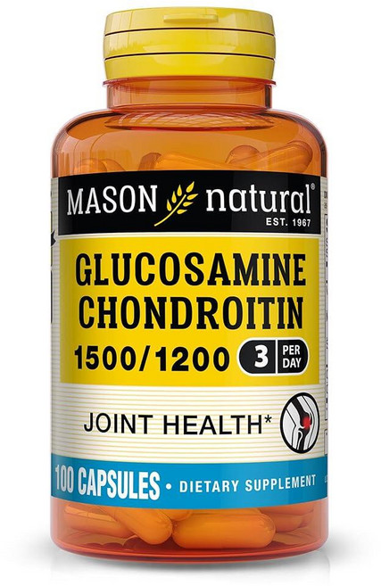 메이슨내추럴 글루코사민 1500mg 콘드로이친 1200mg 캡슐 100정, 1개