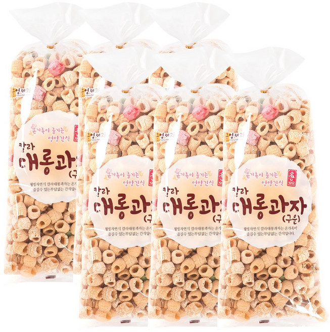 근영제과 소금 구운 대롱과자, 6개, 120g