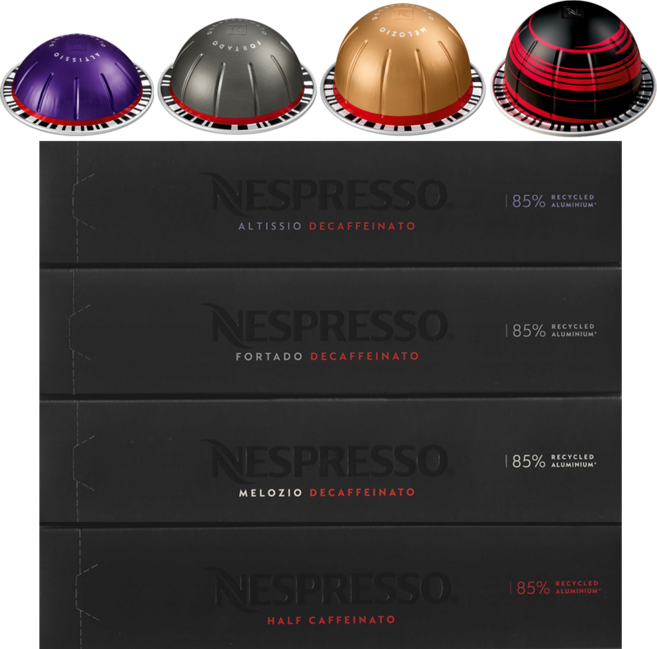 네스프레소 버츄오 디카페인 커피 4종