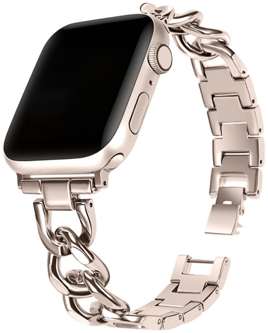 링고룸 애플워치 호환 체인 메탈 스트랩 밴드, 스타라이트