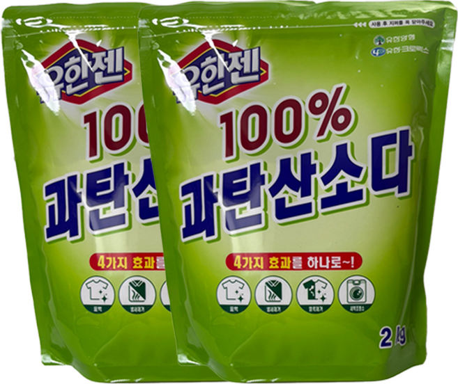 유한젠 100% 과탄산소다, 2kg, 2개