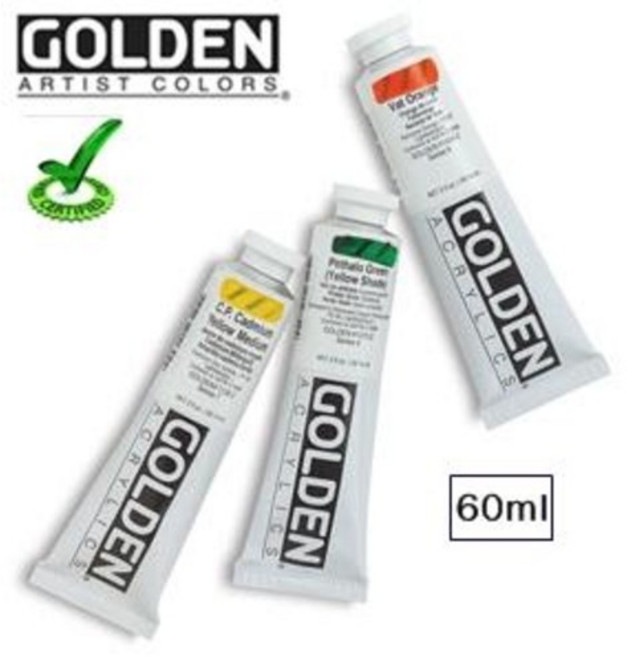 골덴 헤비바디 전문가용 아크릴물감 59ml 낱색 / 옵션선택, 1461 Sap Green Hue