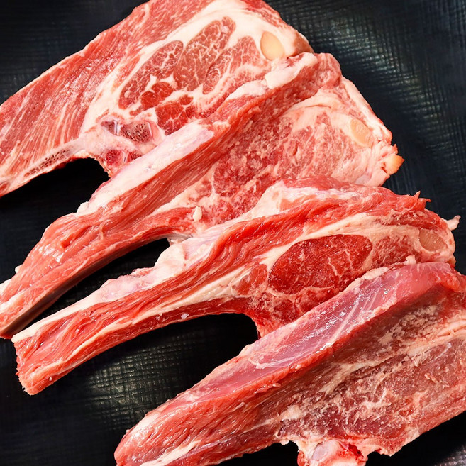 (배터짐) 캠핑가자! 숙성 냉장 양뼈숄더랙 양갈비 (일요일&당일발송), 1kg, 1개