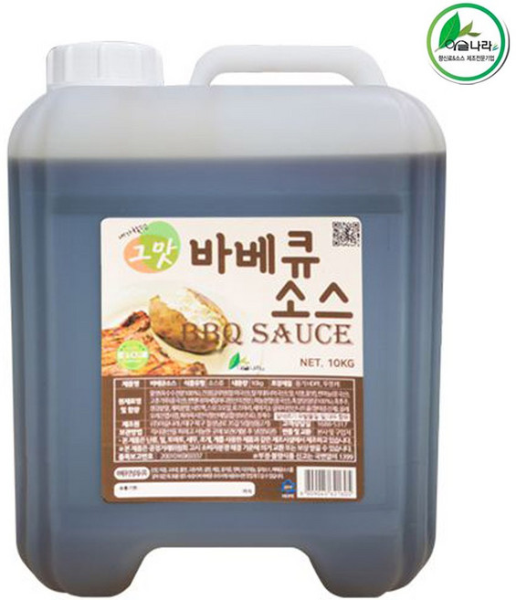 이슬나라 바베큐 소스, 10kg, 1개