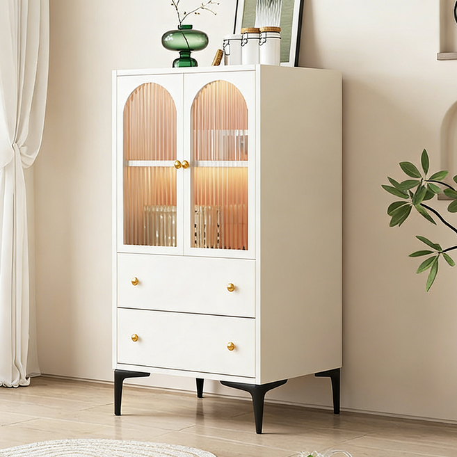 북유럽 모던 거실 홈카페 수납장세트 예쁜 인테리어장식장 티비장 그릇장, 화이트