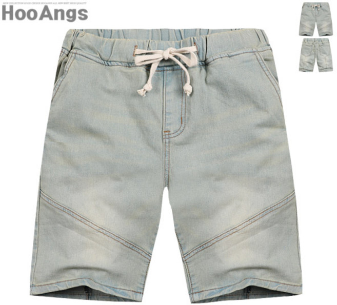 후앙스 밴딩 절개 223-LD 데님 반바지 NJCP-8554