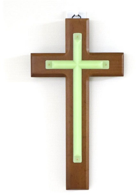고급원목십자가 야광십자가 스페셜 특대 KY-029 가온 벽걸이십자가, 1개