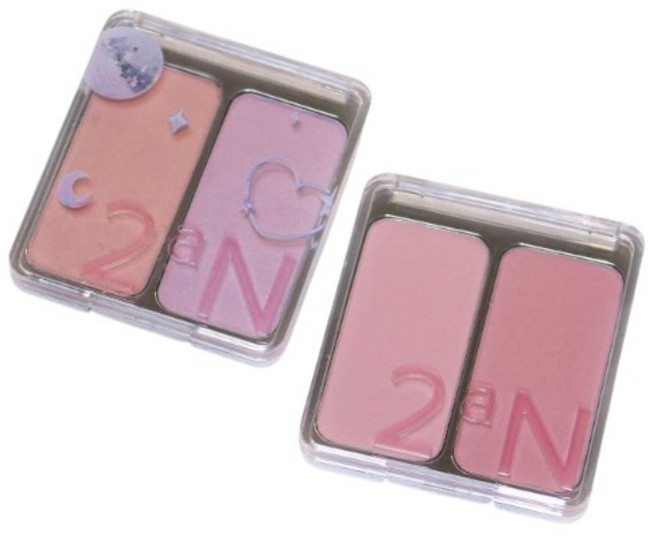 2aN 투에이엔 듀얼치크 톤맞춤 페어링 레시피 15 colors, 3개