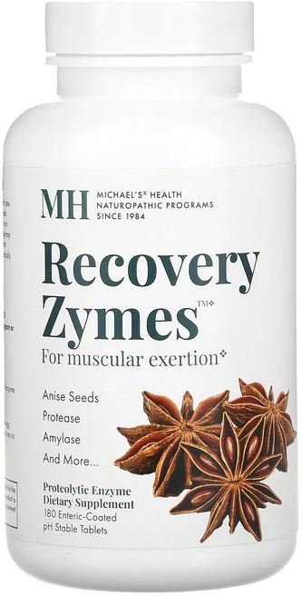새해 첫좋은선물 Michael's Health Recovery Zymes pH 안정 장용성 정제 180정 제대로 할인합니다, MichaelsHealthRecoveryZymespH안, 1개 - 쿠팡