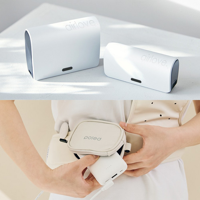 KC인증 폴레드 에어러브 통풍시트 전용 보조 배터리, 10000mAh