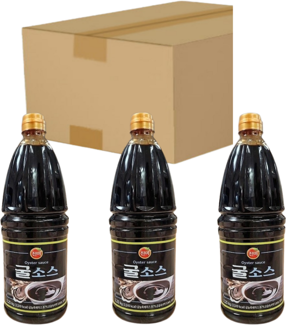 진미 굴소스 2250g 대용량 고농축 시그니처, 3개, 2.25kg