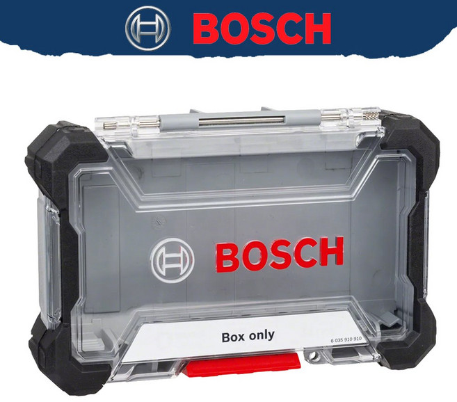 BOSCH 2608522362 케이스 임팩트 빈 중간 스크루 드라이버 보관함 플라스틱 고경도 휴대용 도구 부착물, 0 2608522362