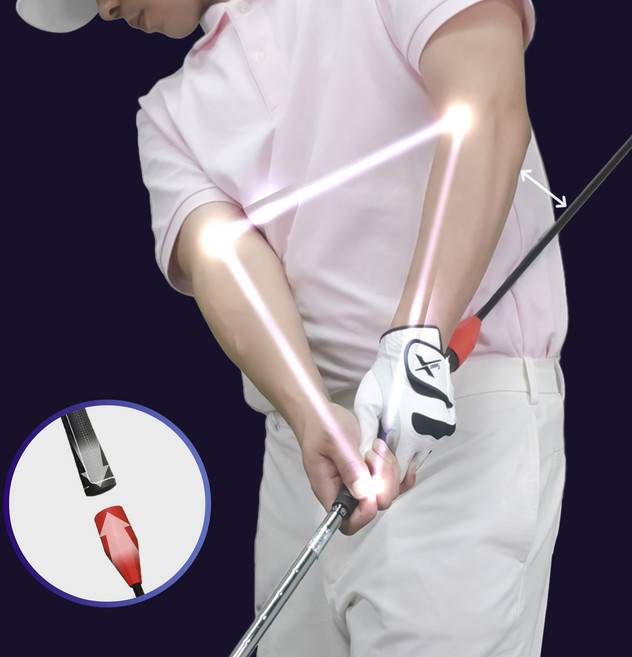 퍼플그린 어프로치 교정기 실내용 골프스윙연습기 얼라이먼트스틱 연습채 연습스틱