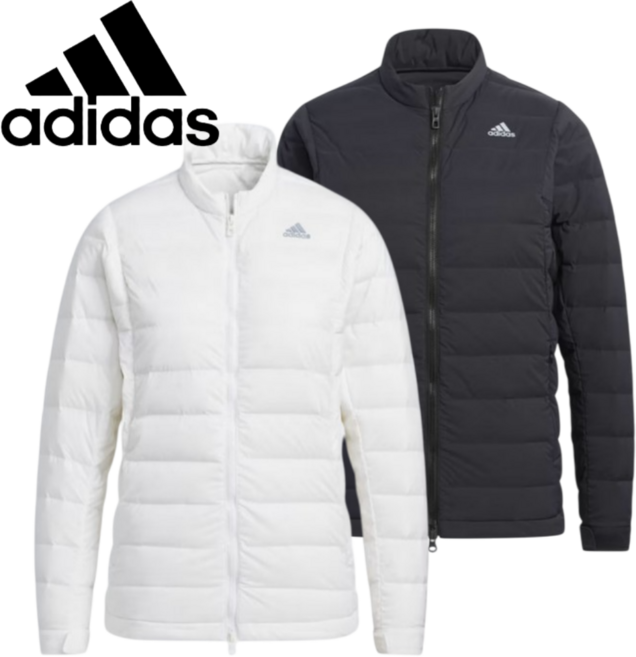 [정상가 358000원] 아디다스 우먼 구스 다운 자켓 경량 패딩 집업 점퍼 골프 등산