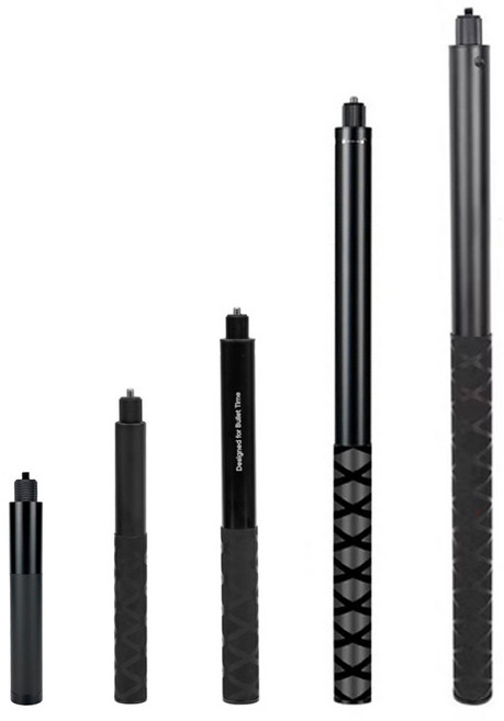 액션캠 호환 확장형 셀피스틱 5종(택1) 인스타360 인비져블 고프로 오즈모포켓 오즈모액션 셀카봉, 옵션1) AC6070(17~70cm)