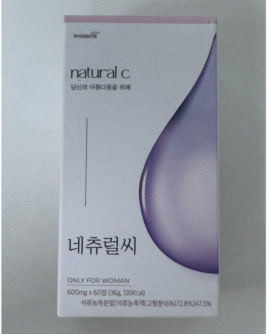 우먼셀렉 네츄럴씨(naturalC) 내추럴씨, 1개, 60정