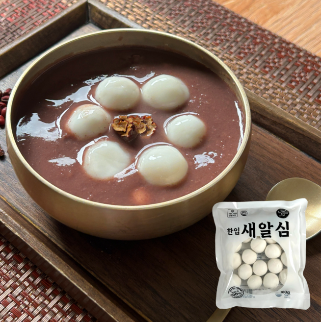 쫀득한 국산 무농약 찹쌀 새알심, 180g, 1개