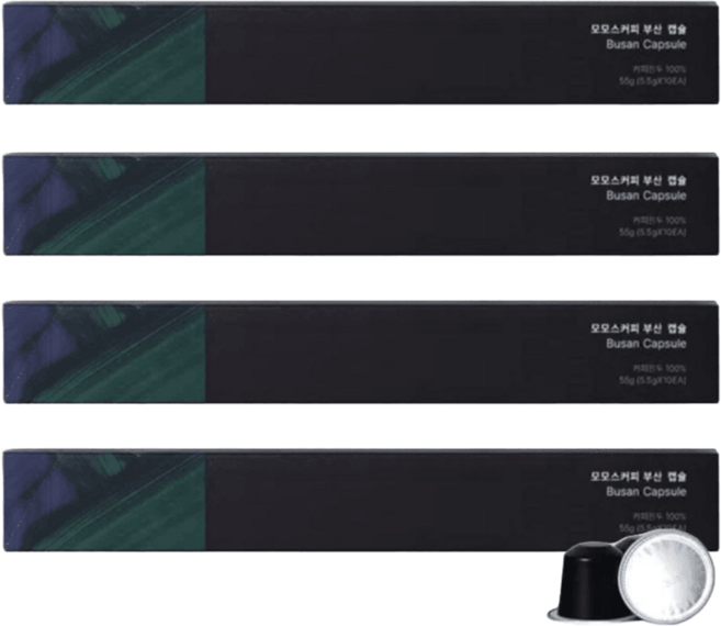 모모스커피 부산 캡슐커피, 5.5g, 10개입, 4개