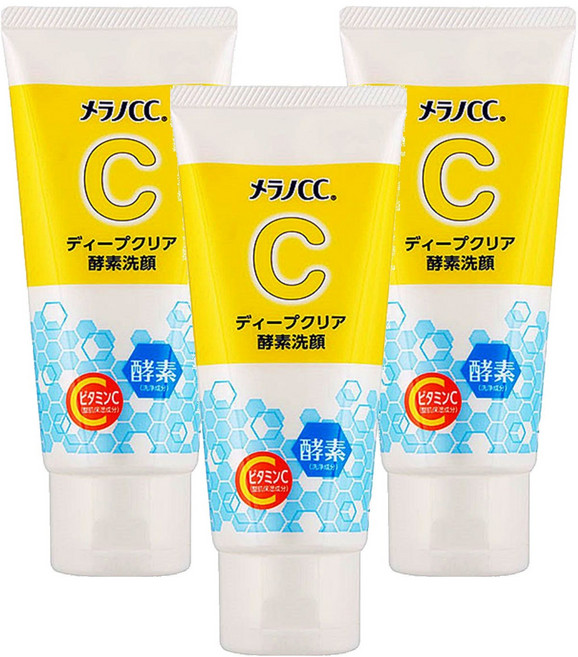 Melano CC 毛孔清透酵素洗面乳, 130g, 3件