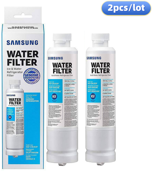 호환부품 DA29-00020B 냉장고 워터 필터 삼성 호환 DA29-00020A B HAF-CIN EXP RF28HFEDBSRDA29-00020B-1 호환, [02] 2PCS