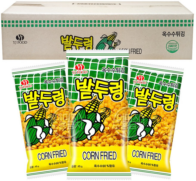 밭두렁 옥수수스낵, 45g, 40개