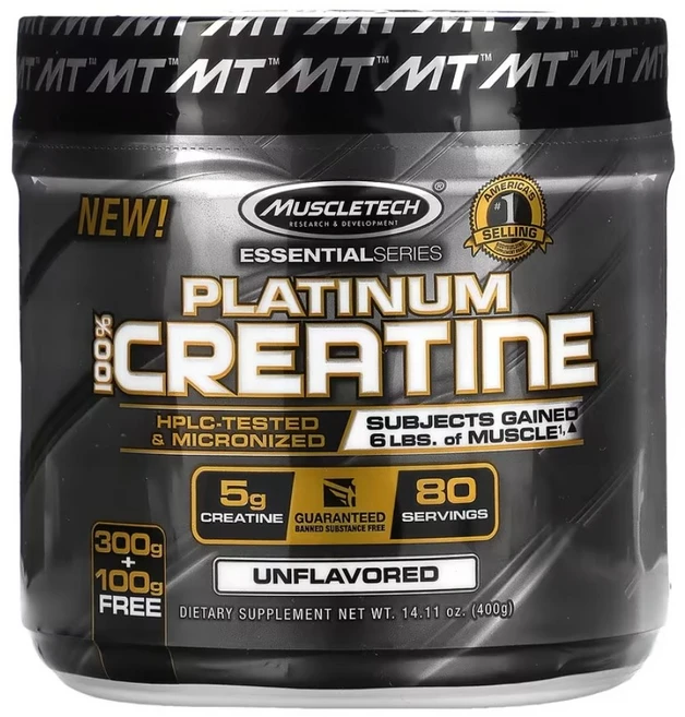 머슬테크 플래티넘 크레아틴, 400g, 1개 - 쿠팡