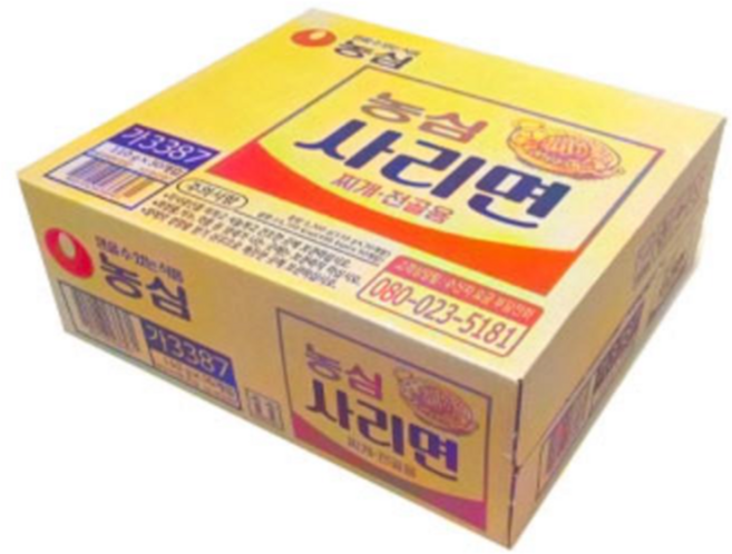 농심 사리면 개별포장 110g 30개입, 1박스