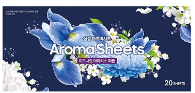 삼성 에어드레서 아로마시트 미드나잇아이리스퍼퓸 20매, 1개