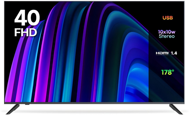 이노스 FHD LED 프리미엄 TV, 101cm(40인치), E4000FC, 스탠드형, 고객직접설치