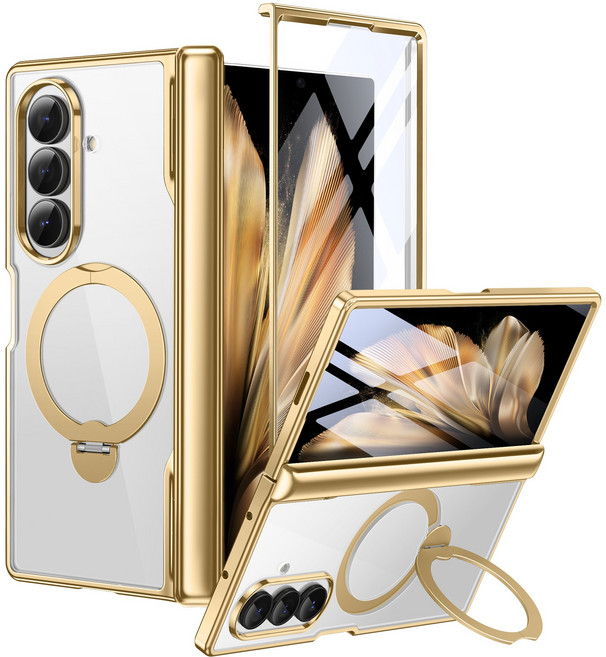 모보시 힌지 보호 마그네틱 360도 회전 링 스탠드 충격 방지 슬림 휴대폰 케이스